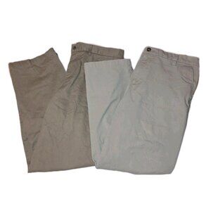 Dockers Mens Beige Pants Size 38x32 Dress Pants Lot Of TWO